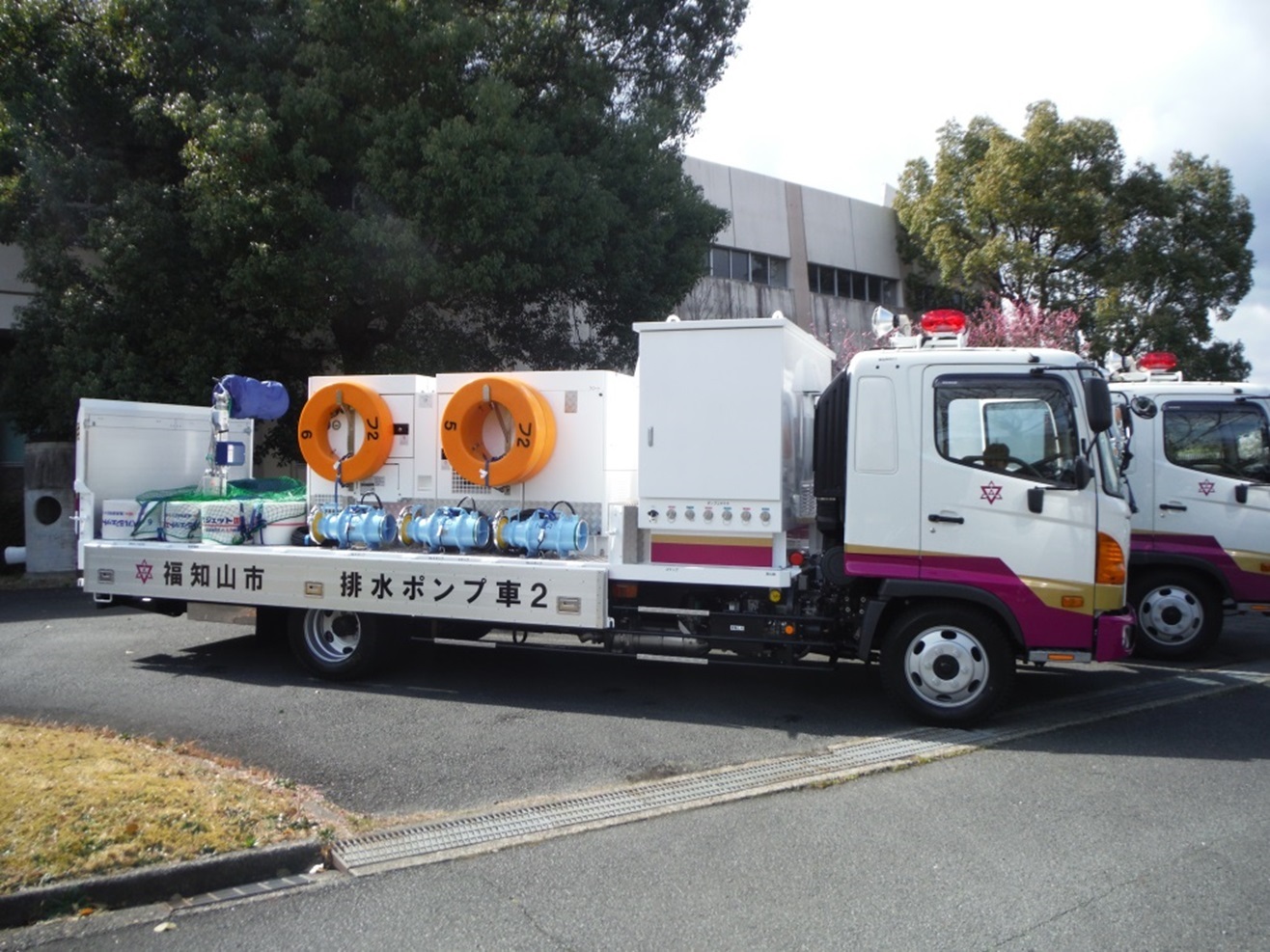 福知山市排水ポンプ車の画像1
