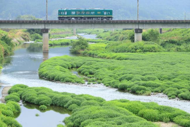 牧川と京都丹後鉄道