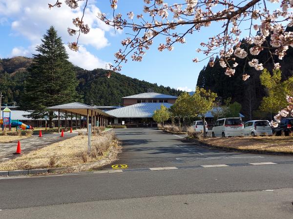 春のふれあいプラザの風景です