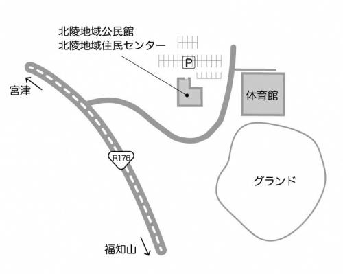 北陵公民館地図