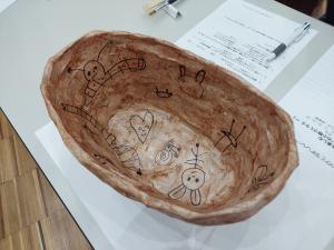 柿渋の出来上がった作品です