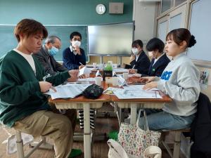 夜久野のみらいを創る集いのワークショップの様子です