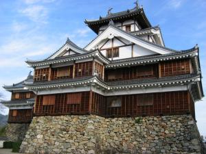 正面から見た福知山城