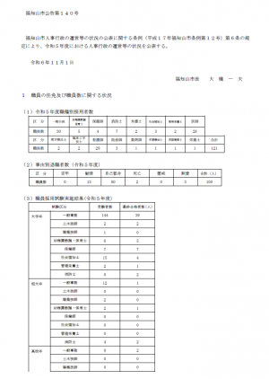 福知山市公告第１４０号