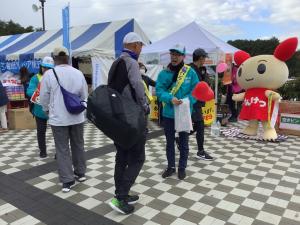 啓発ブースの様子