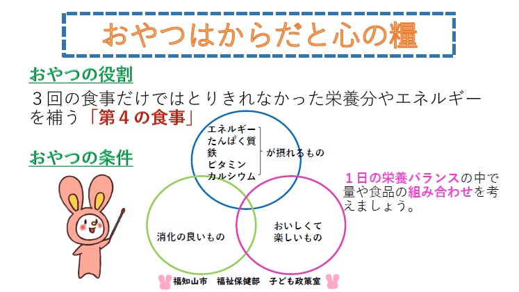 おやつの役割・条件