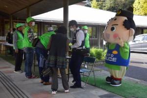 防犯啓発コーナーの様子です