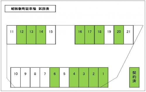 空き区画（＝白部分）