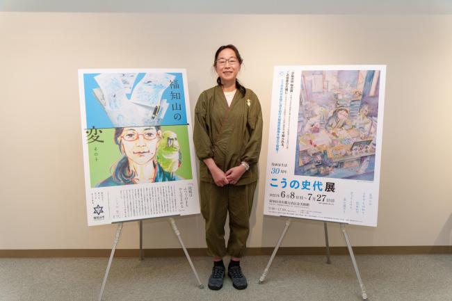 こうのさんと福知山の変・こうの史代展ポスター