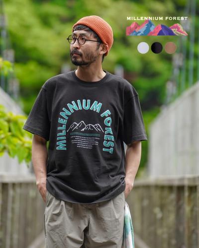 ミレニアムフォレストTシャツ着用イメージ　スミクロ