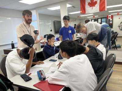 留学先学習風景