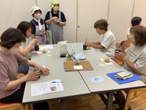 手づくりお菓子でお茶しようの様子です