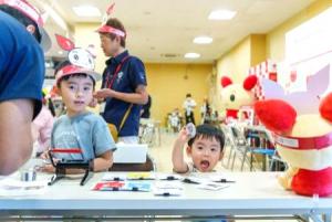 キッズイベント　缶バッチ