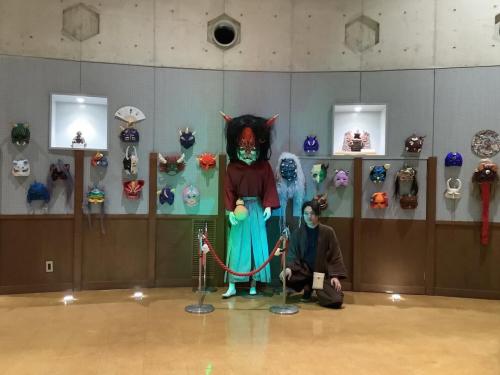 大江山酒呑百鬼夜行展の様子