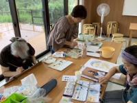 水彩画講座の様子