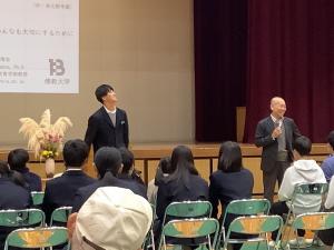 人権講演会の様子です