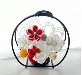 つまみ細工作品