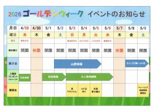 イベントのお知らせちらし
