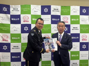 自衛隊京都地方協力本部長の表敬訪問（着任挨拶）
