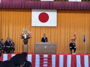令和8年度自衛官候補生課程入隊式