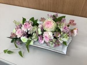 フラワーアレンジメント講座作品