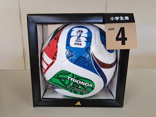 寄贈いただいたサッカーボール