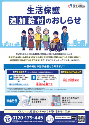 追加給付ポスター