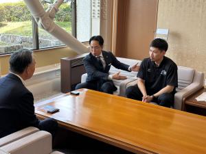 京都ハンナリーズ表敬訪問