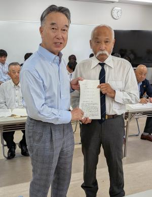 下豊富地区要望回答会