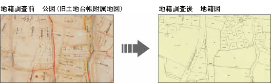 地籍調査の画像