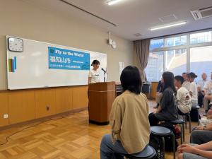 生徒代表あいさつ