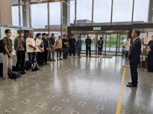 ボランティア出発式1