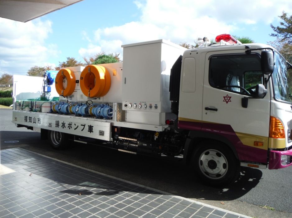 排水ポンプ車の画像