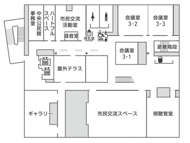 ３階見取り図