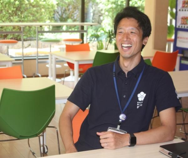 教育総務課　河野主査の写真
