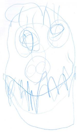 青鬼のイラスト