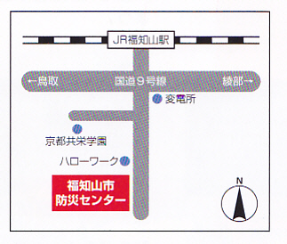 センターーの位置図