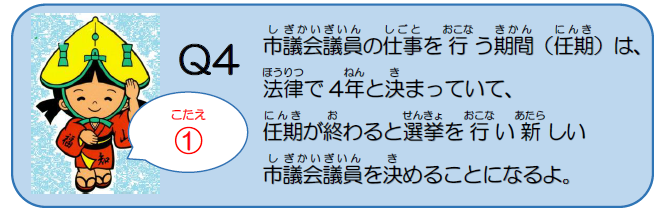 市議会クイズ