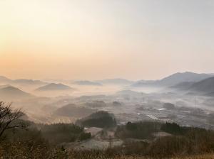 夜久野高原の朝霧