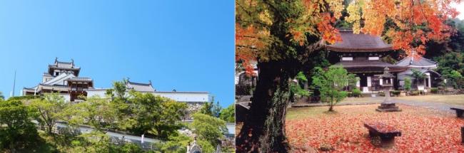 福知山城と天寧寺