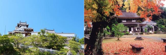 福知山城と天寧寺