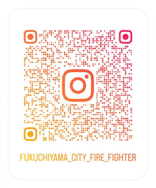 福知山市消防本部　インスタグラム　QRコード