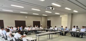 第3回福知山市大規模災害対応力強化検討会の様子
