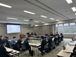 第5回福知山市大規模災害対応力強化検討会の様子