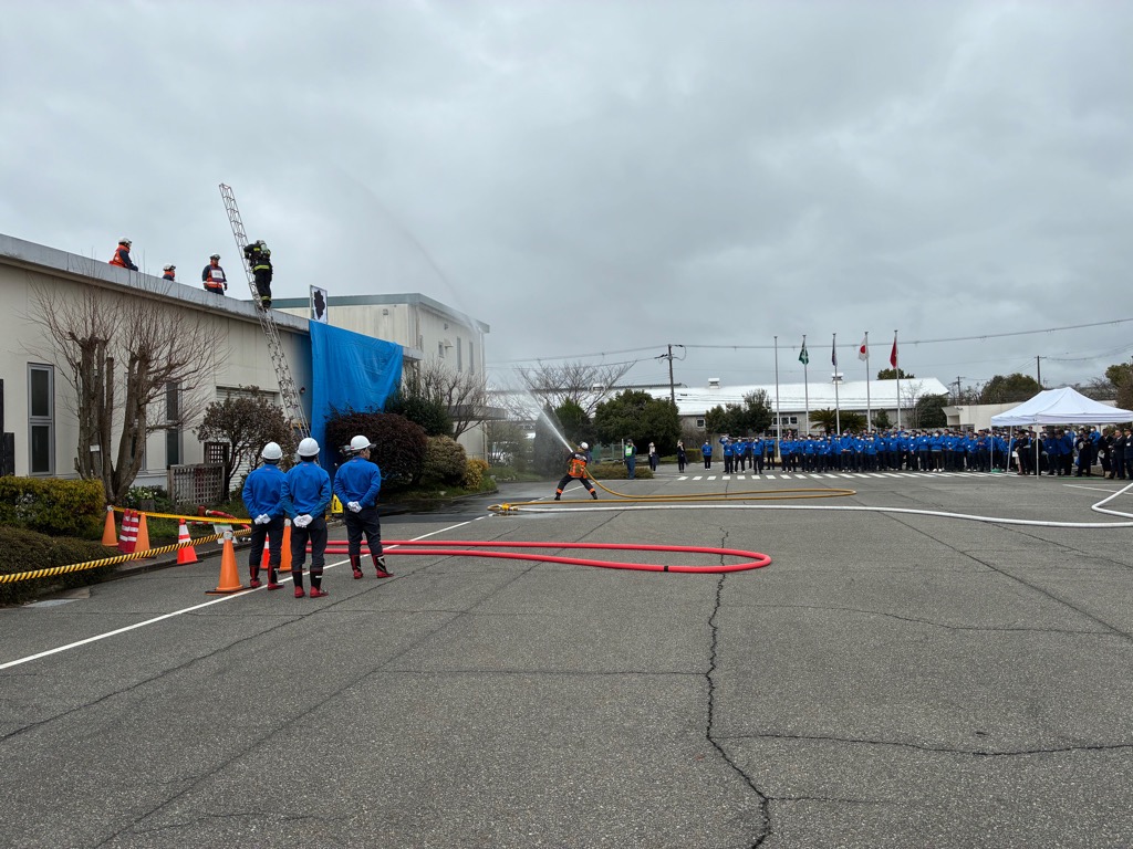 火災救助活動の展示